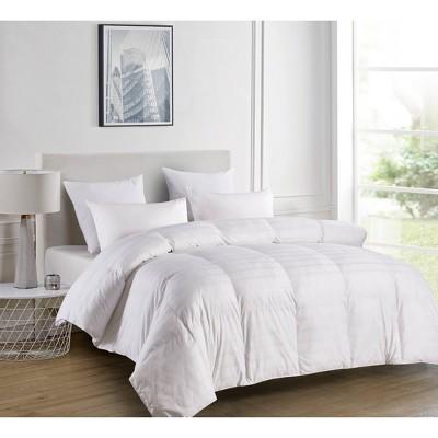 King 600 Thread Count Duraloft Down Alternative Comforter White - Blue Ridge Home Fashions