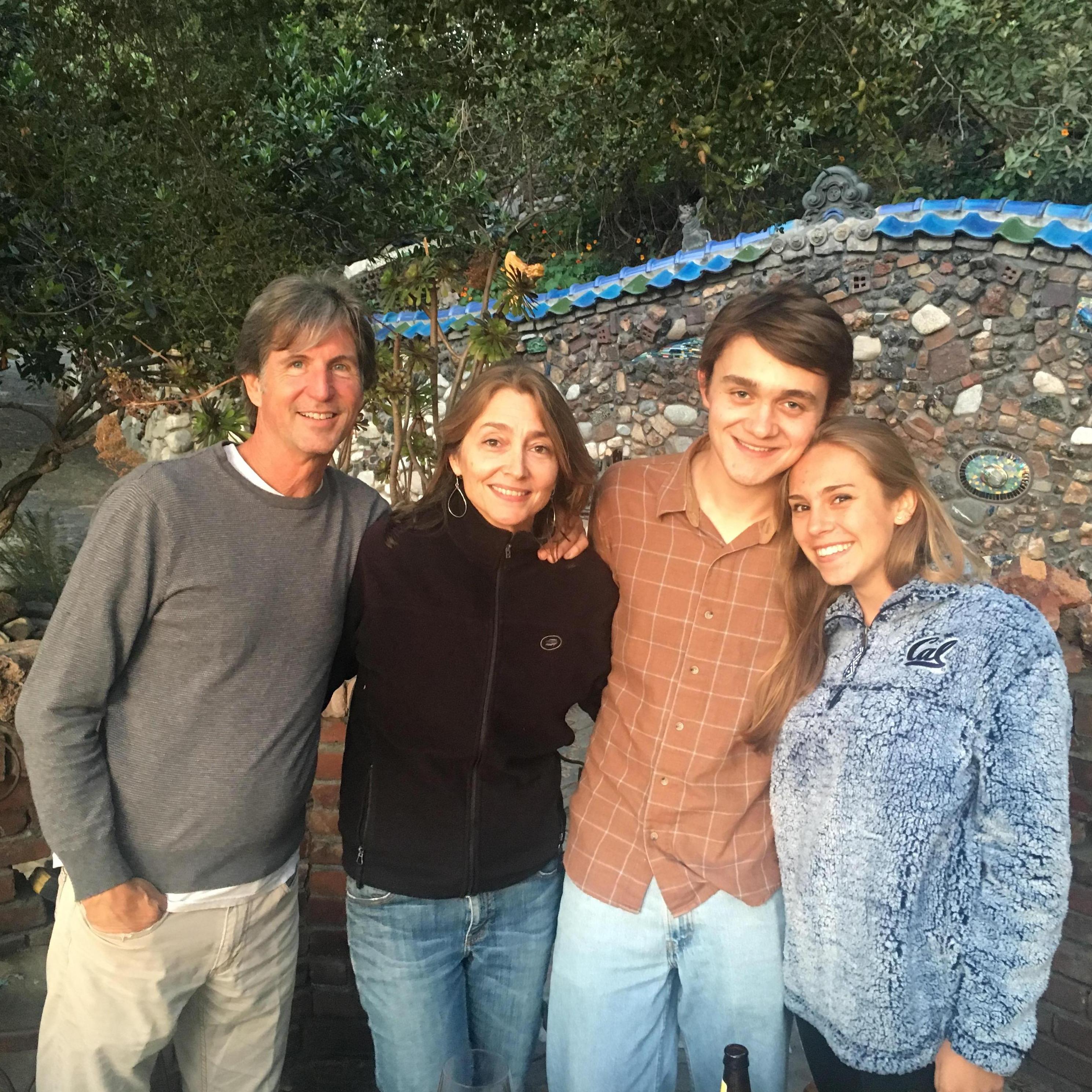 Viewing Station crew on The Hill. 
(Joe, Lynn, Jake, & Elsa)