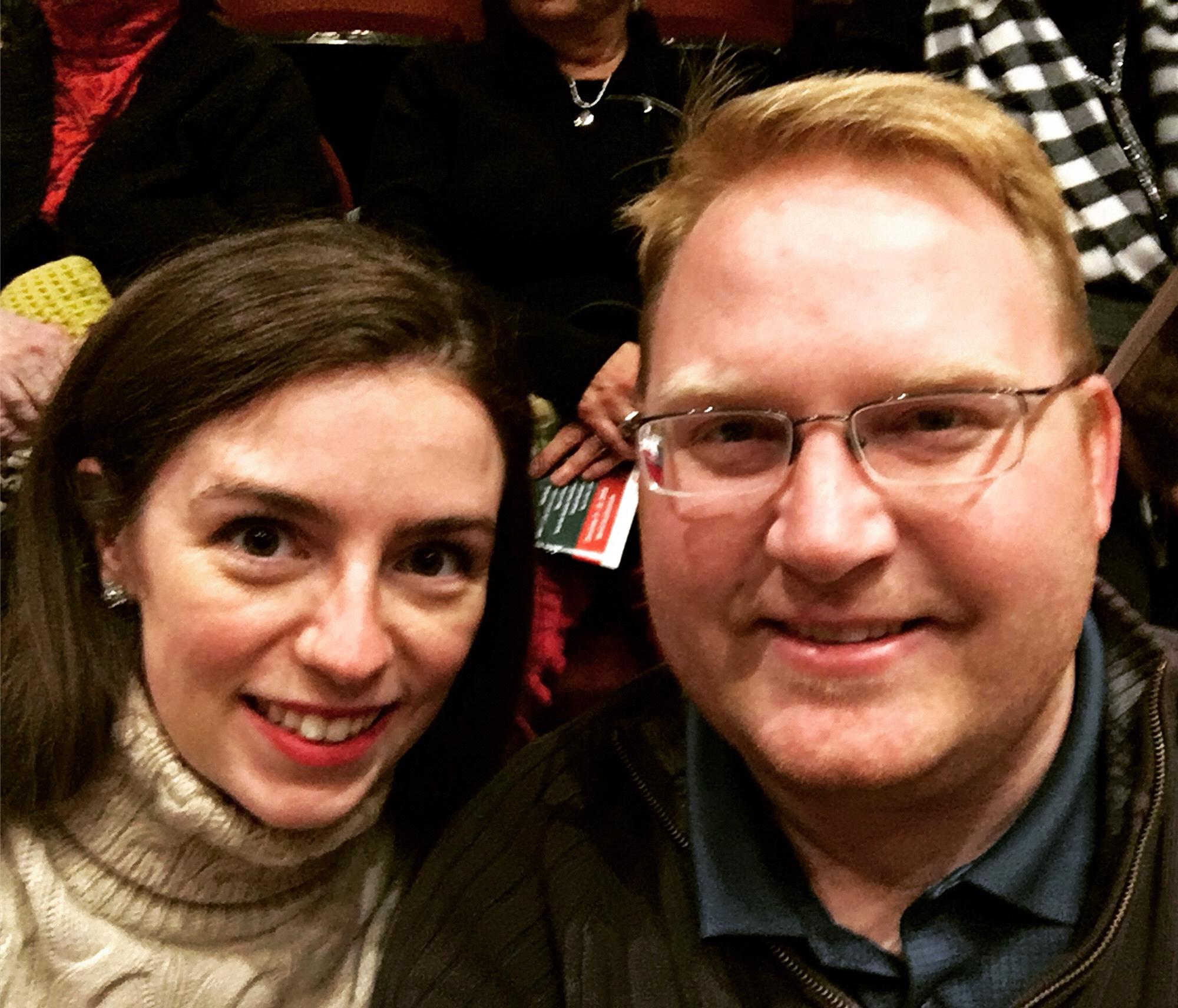 The first time Ben (finally) got to take Ashley to the Magic of Christmas at Merrill Auditorium.