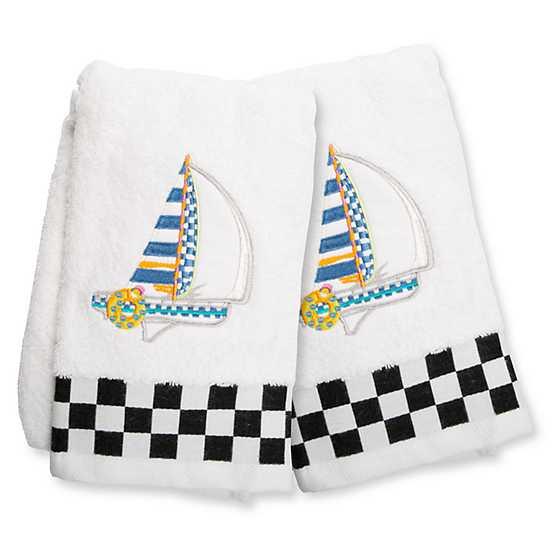 Sail Away Hand Towels - Set of 2
