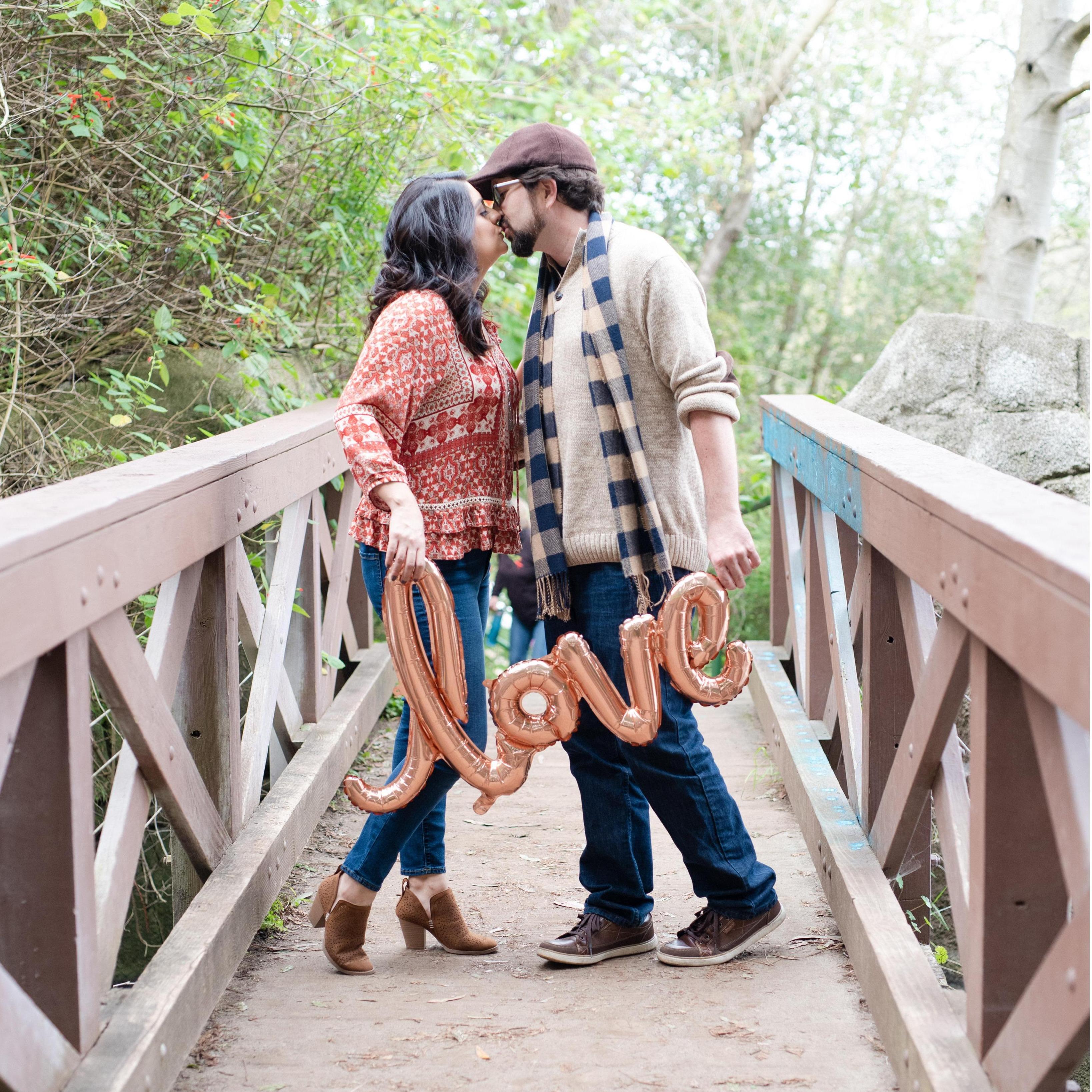 This is the bridge in Golden Gate Park where Josh proposed!