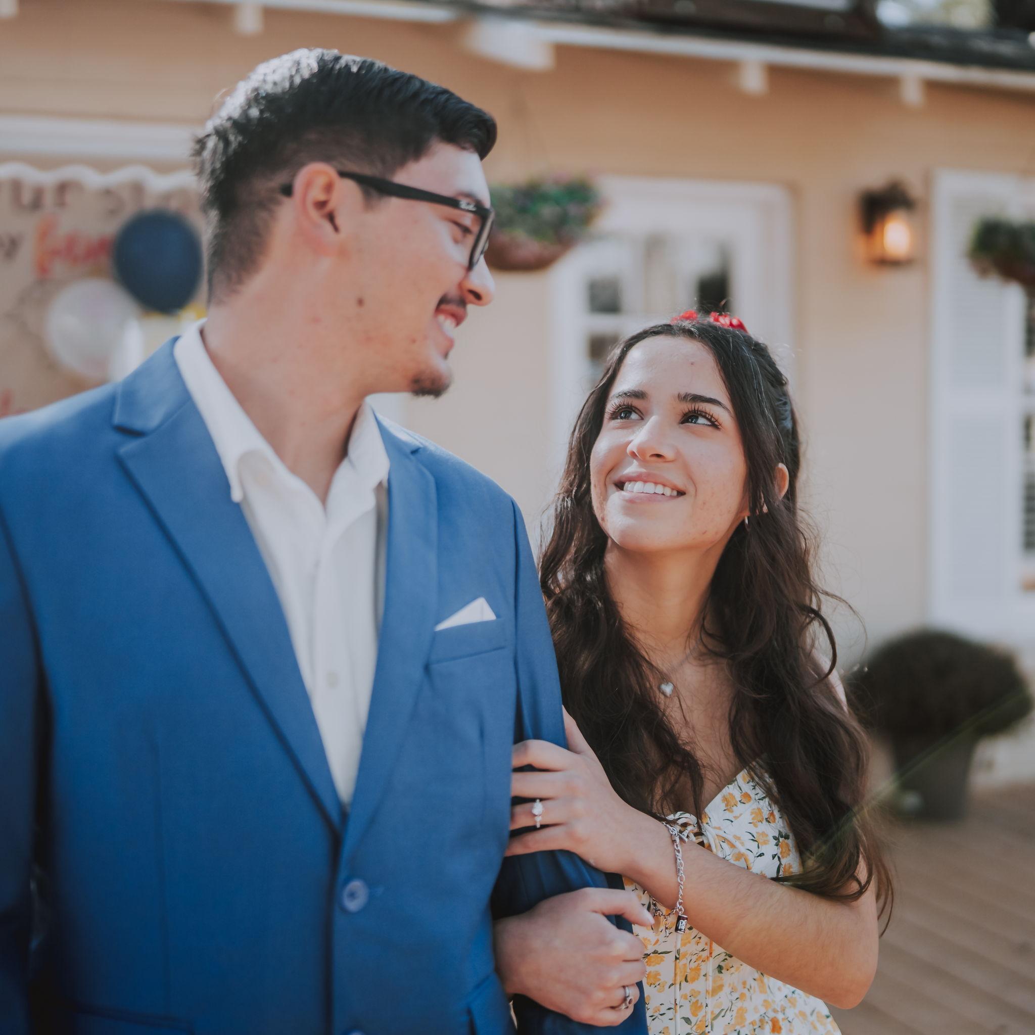 Right after Amariah said yes!!