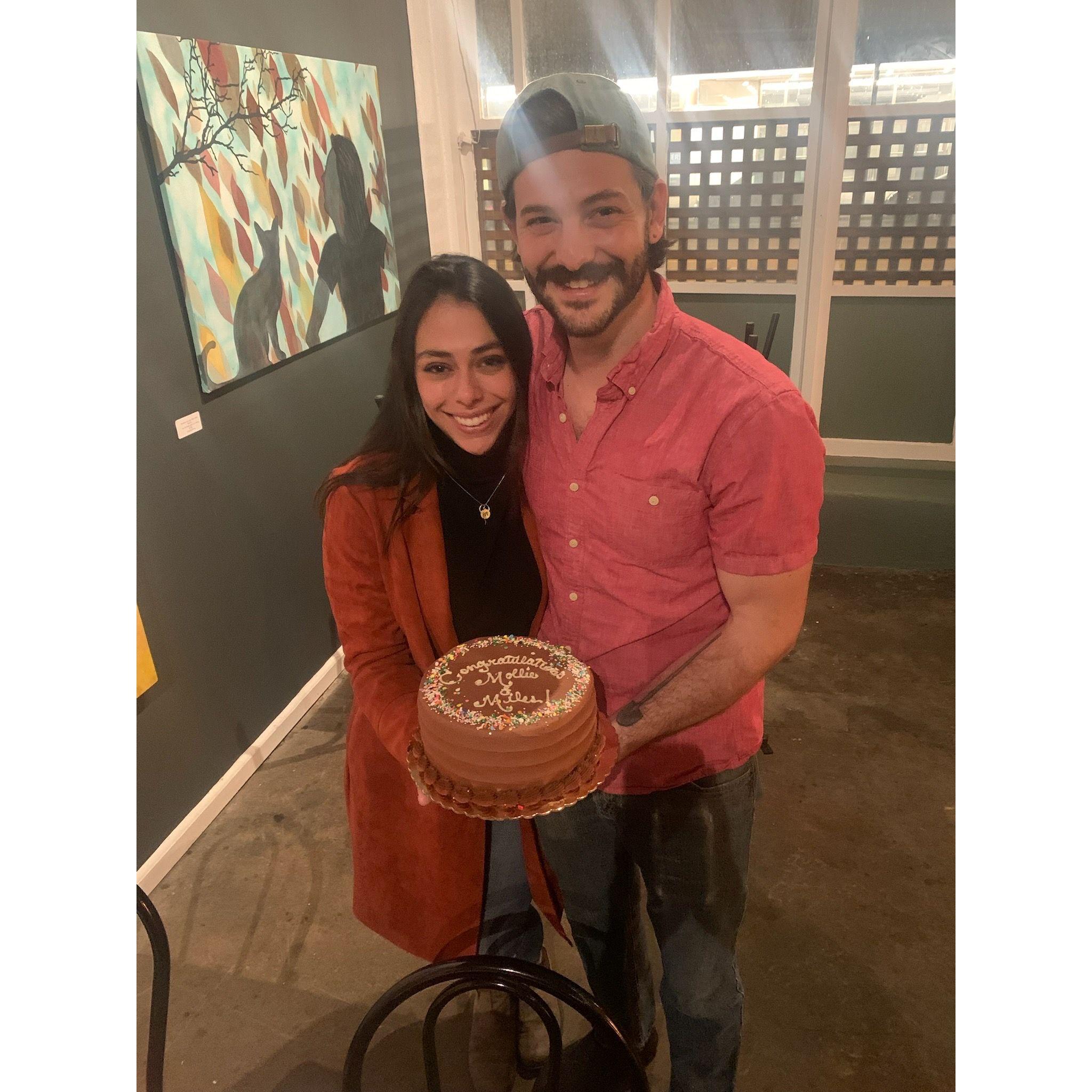 A celebration of our engagement, thrown by wonderful friends!