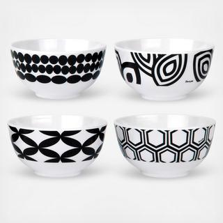 Foli BPA Free Melamine Assorted Mini Bowl, Set of 4