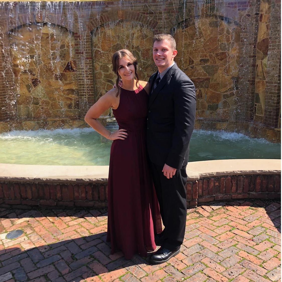 Dancing the night away at our close friend's wedding!