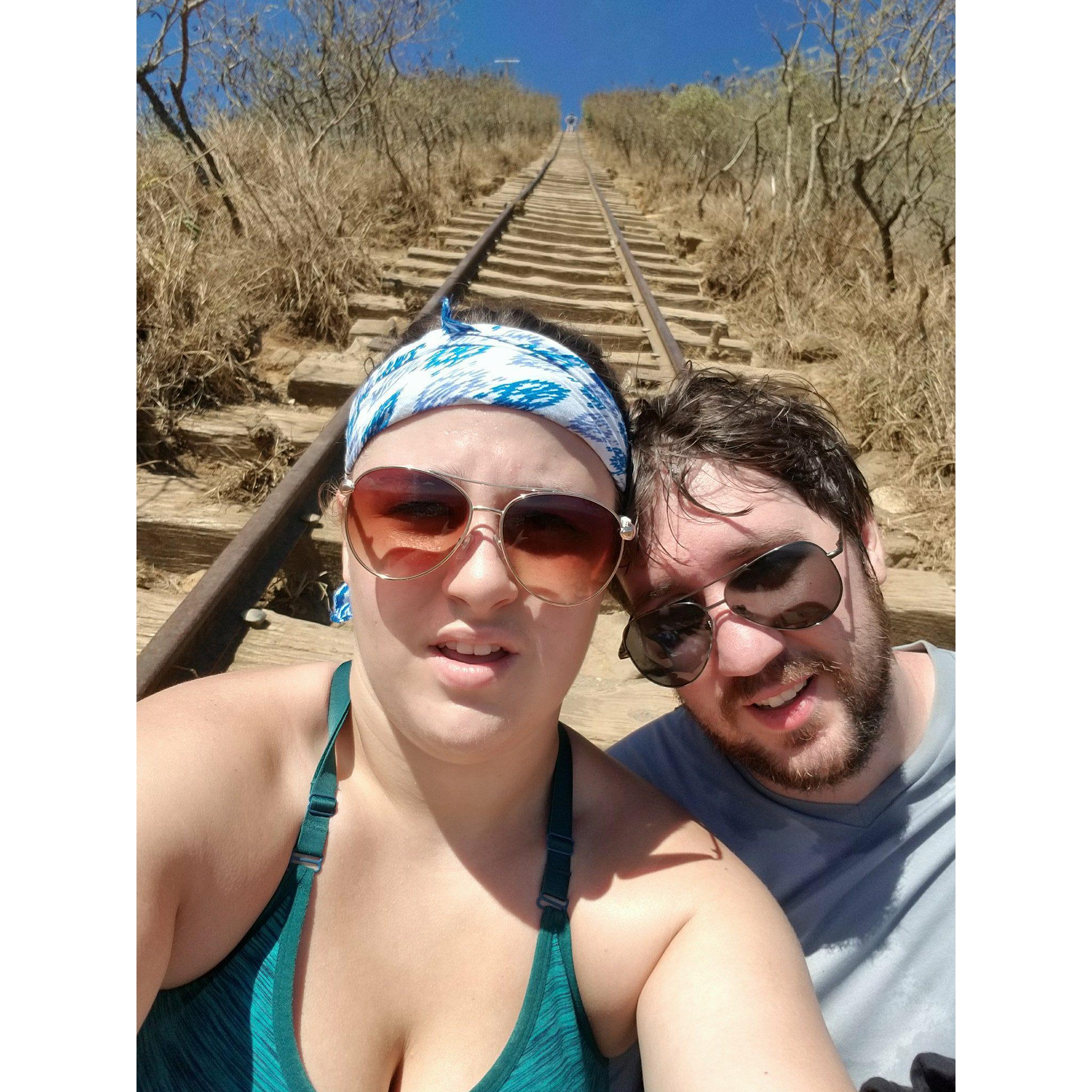 Defeat? Never. Only 100 more stairs....