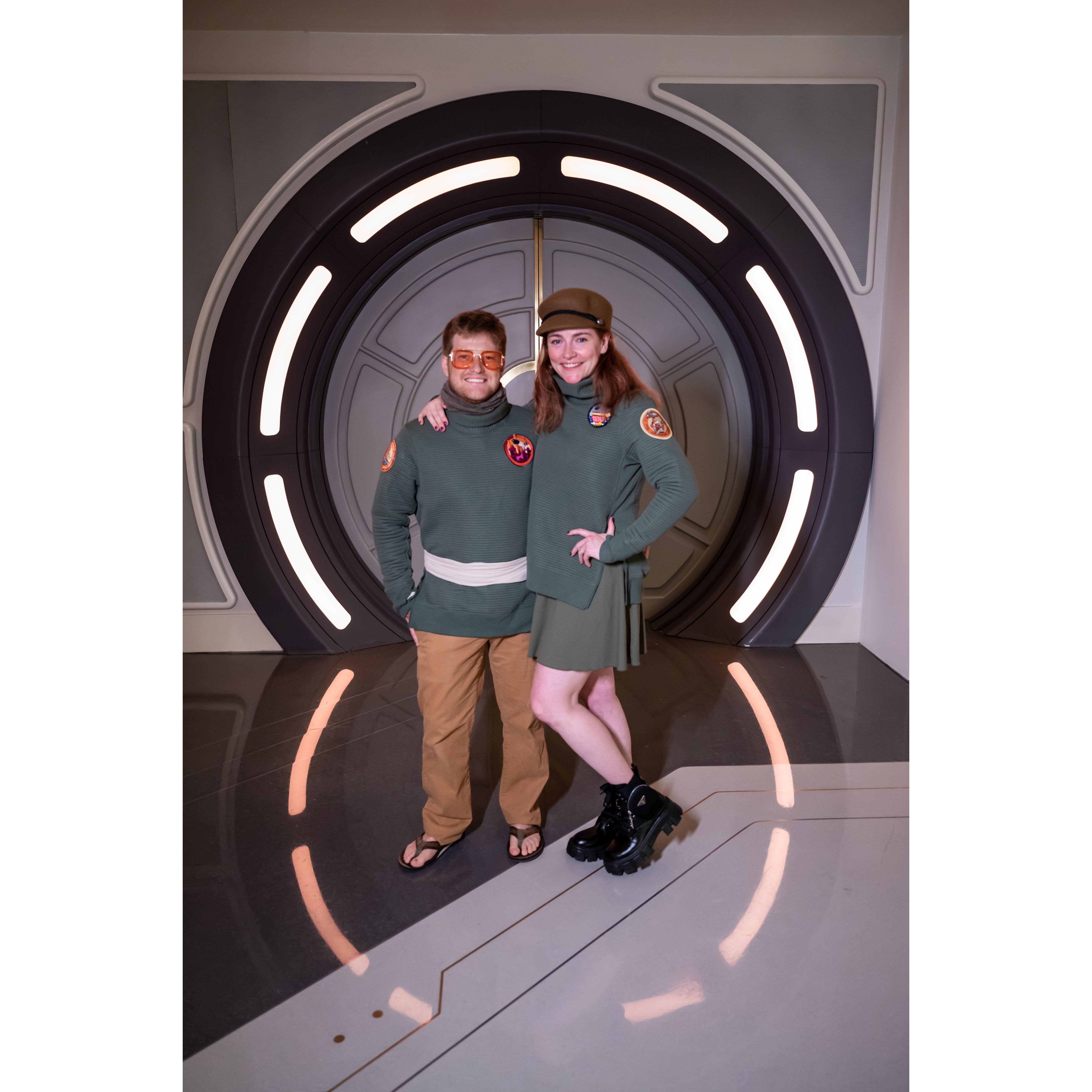 Photo session from the Galactic Starcruiser experience in Disney. SO much fun.