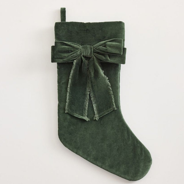 Classic Velvet Bow Stockings