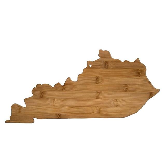 Totally Bamboo Kentucky State Shaped Bamboo Serving & Cutting Board