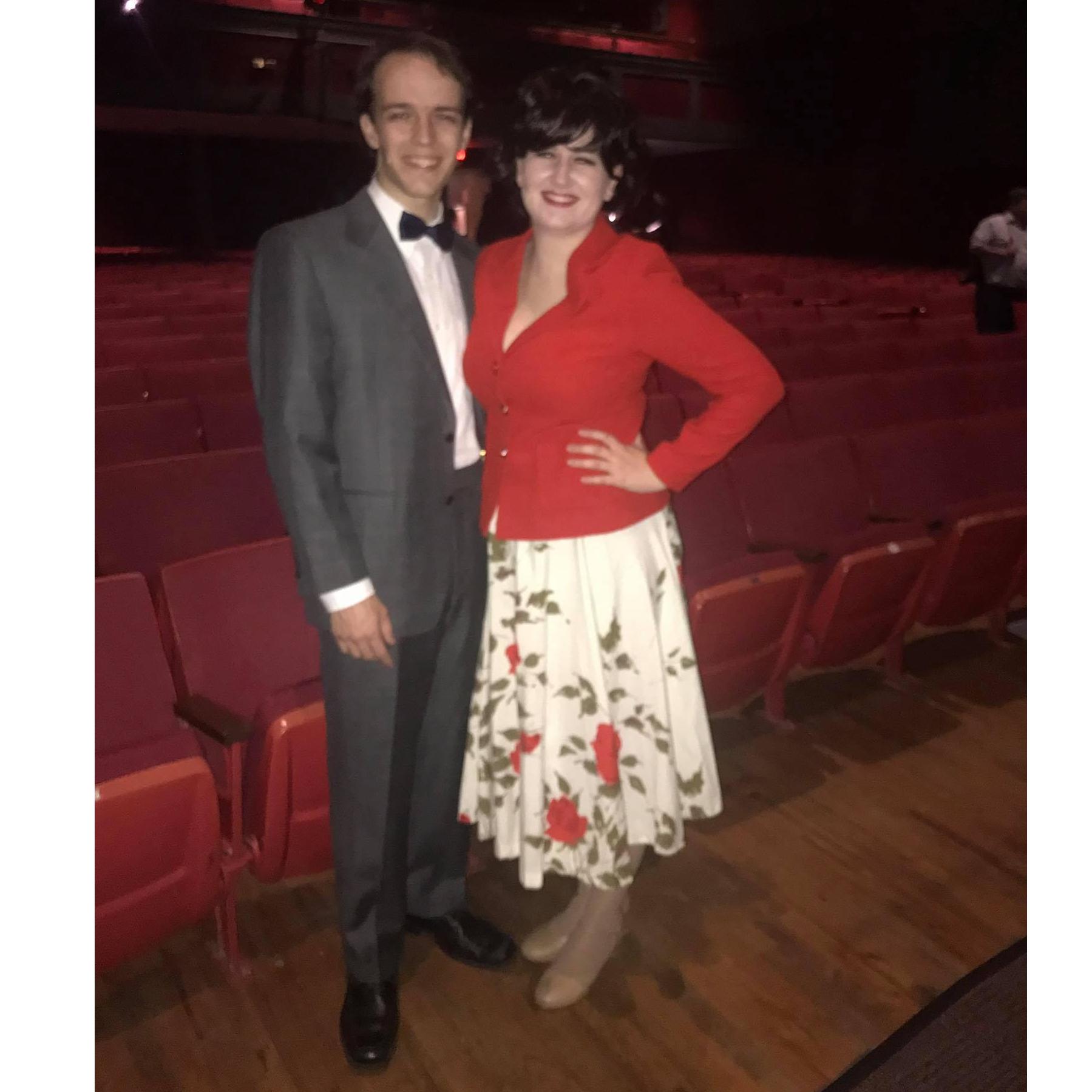 Our Albert and Rosie constumes!