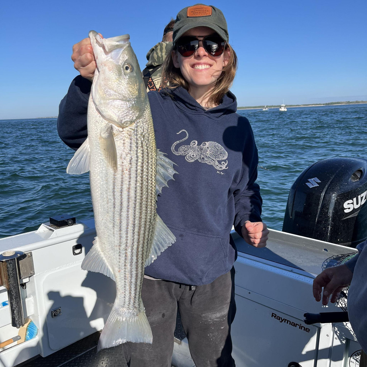 Somebody come get 'er. Striper.