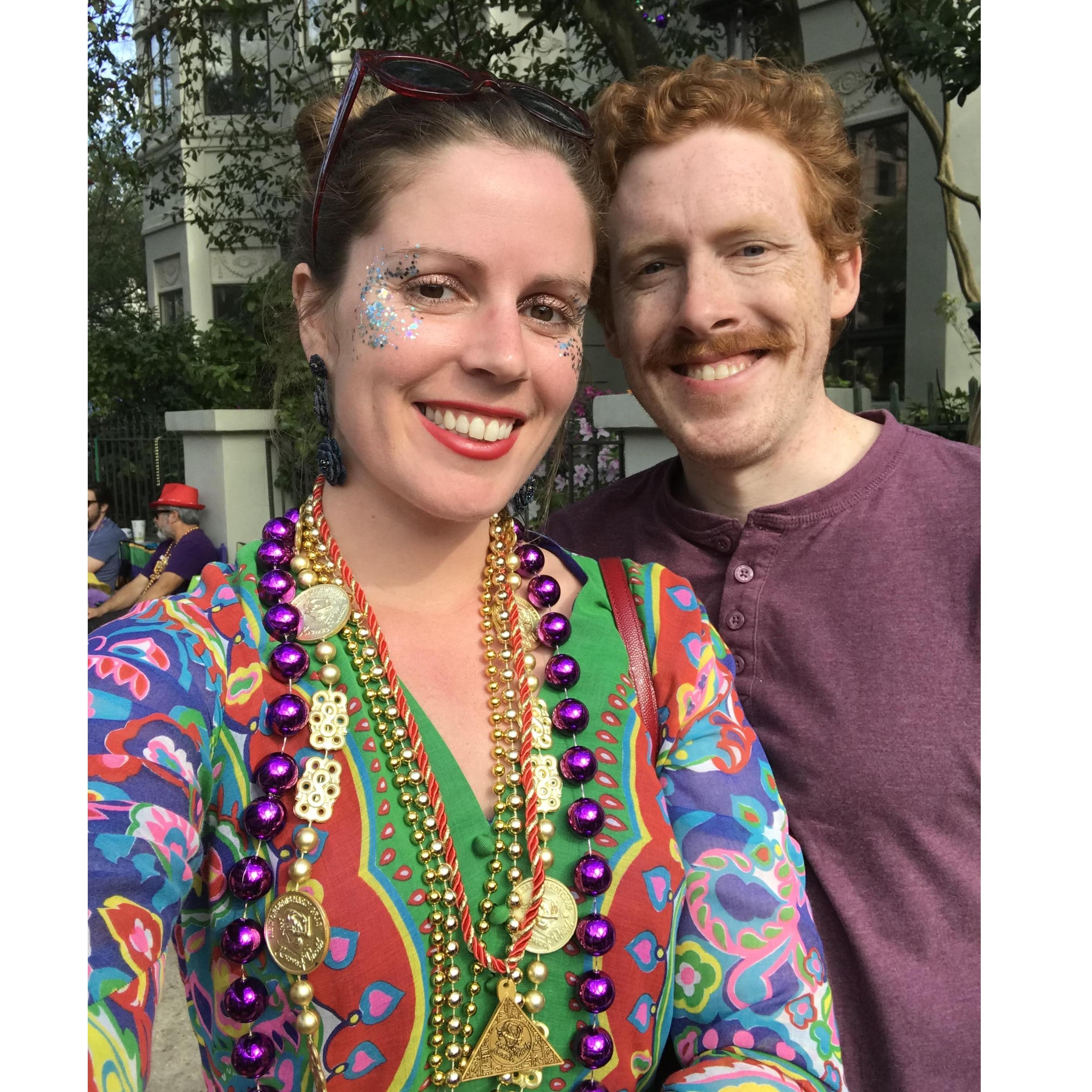 My first Mardi Gras this past February!