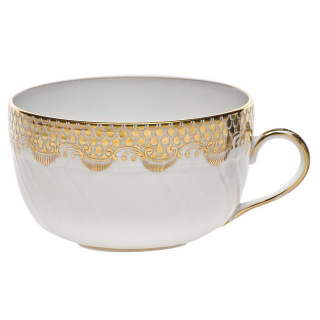 Gold Fish Scale Dinnerware- Canton Cup