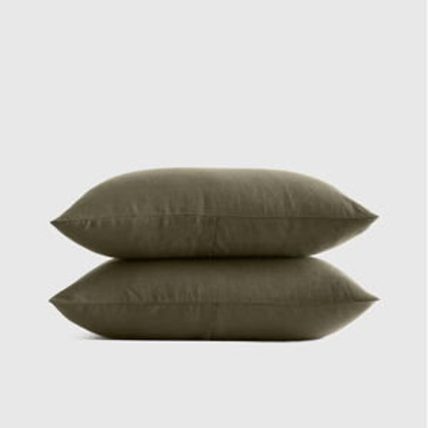 European Linen Sham Set - King