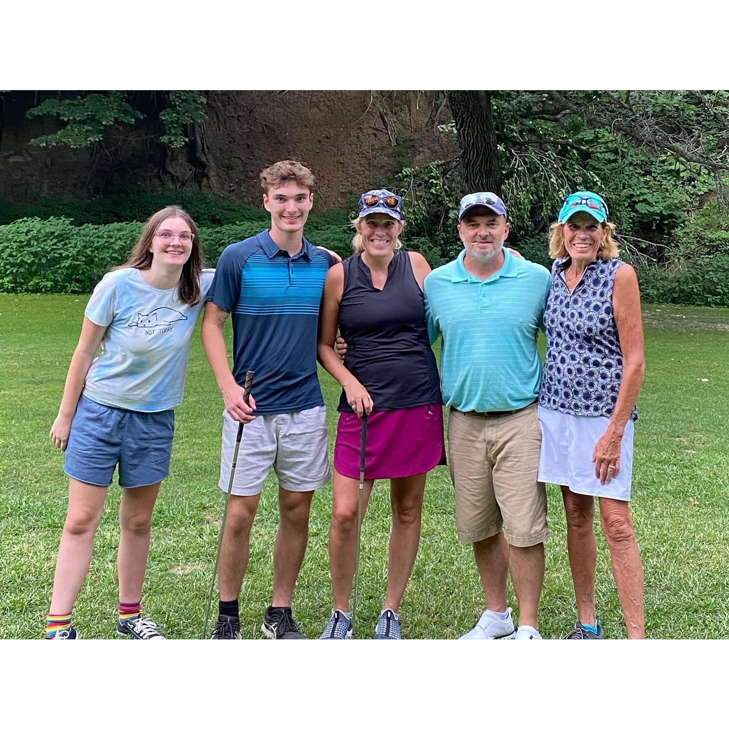 Golfing with some of our favorite people.