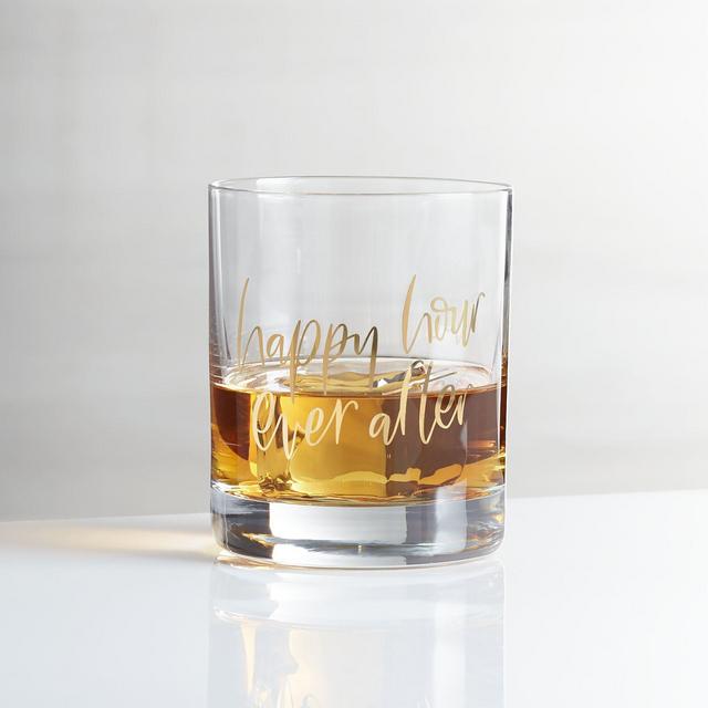 Happy Hour Ever After Rocks Glass