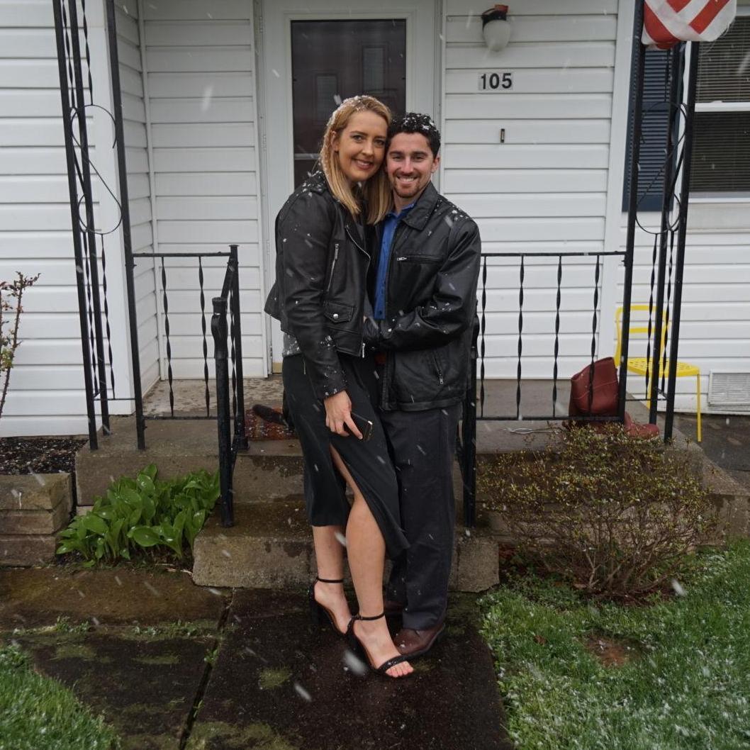 Our first home together in West Virginia