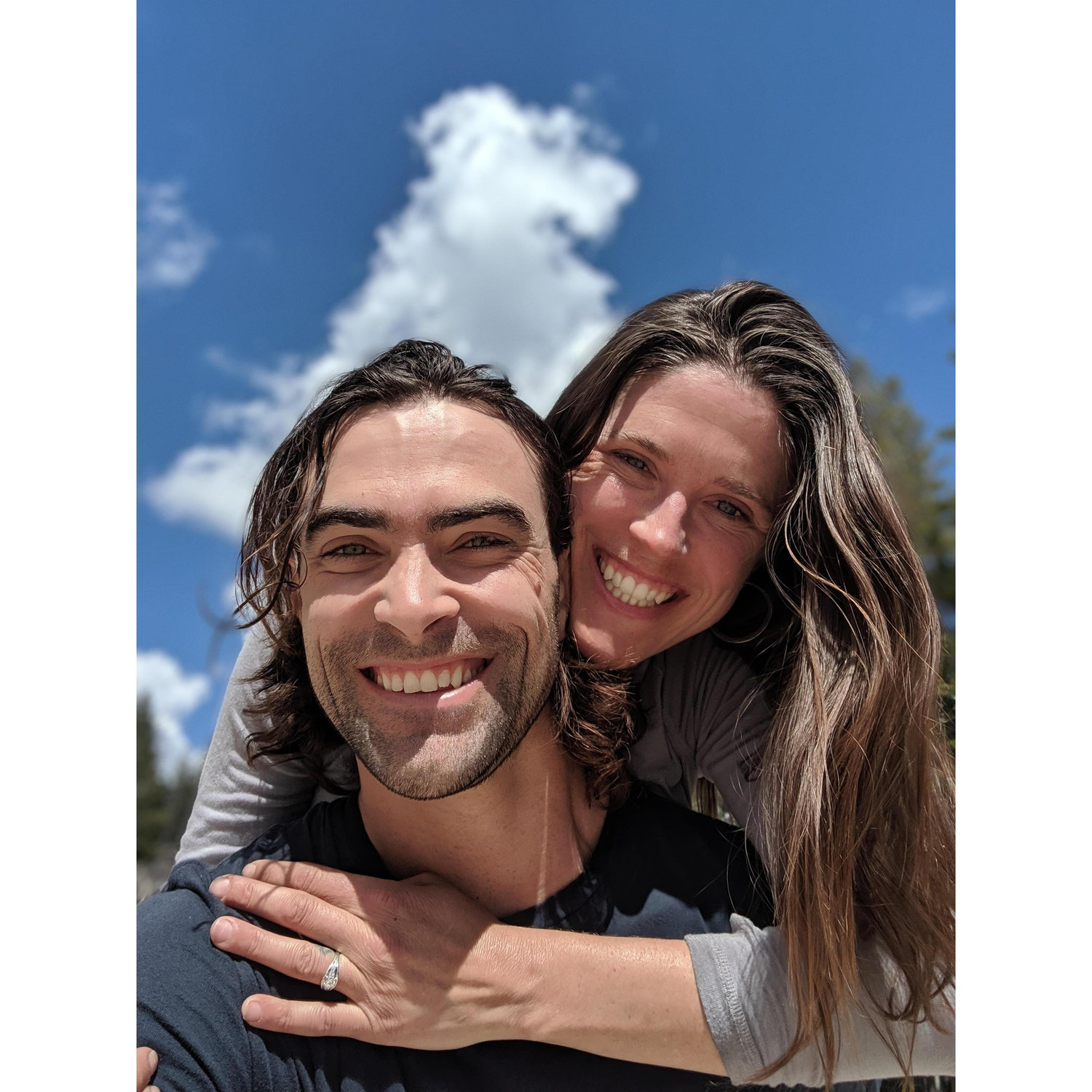 Tuolumne Meadows.  Freshly engaged.