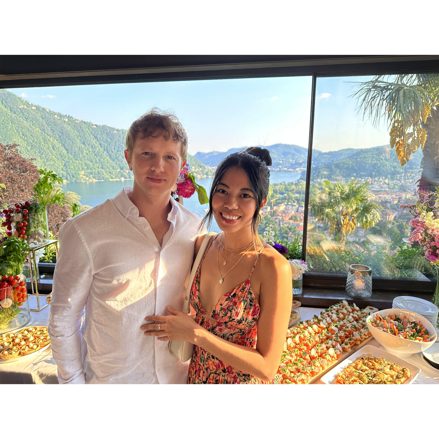 In Lake Como for a wedding