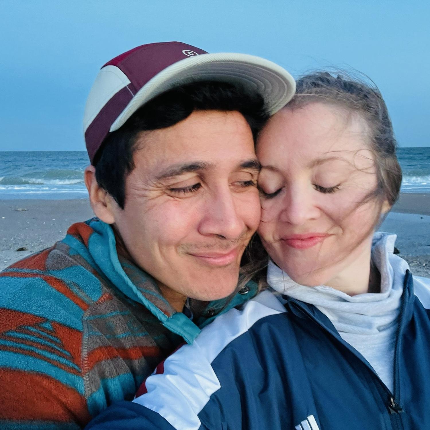 Beach night walks and cuddles!