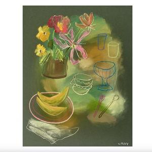 Original Artwork from Libby Barret - "spring in paradise"