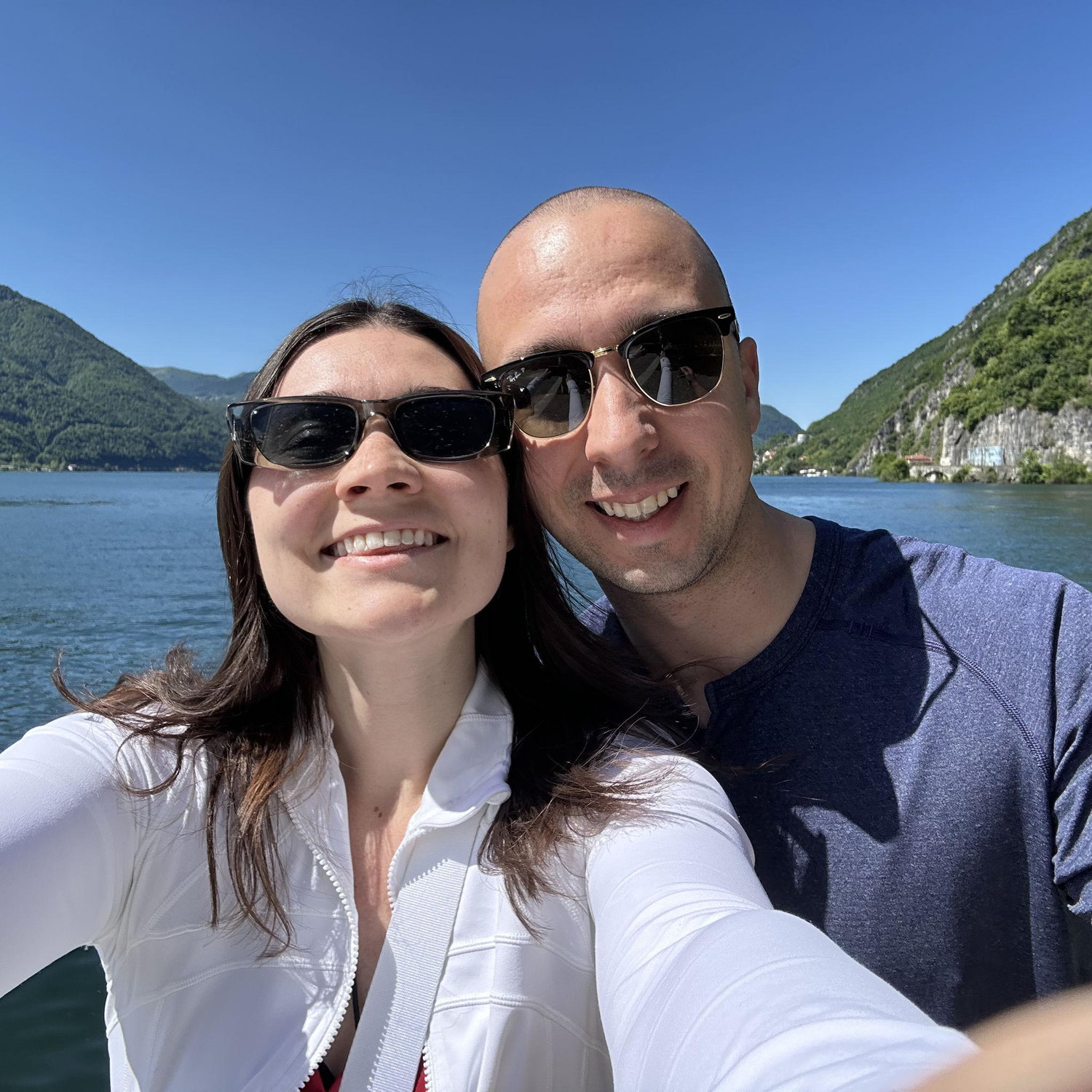 After our mountain biking trip around Lake Como, Italy!