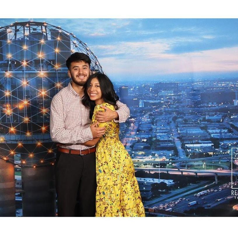 Michelle's first time at The Reunion Tower