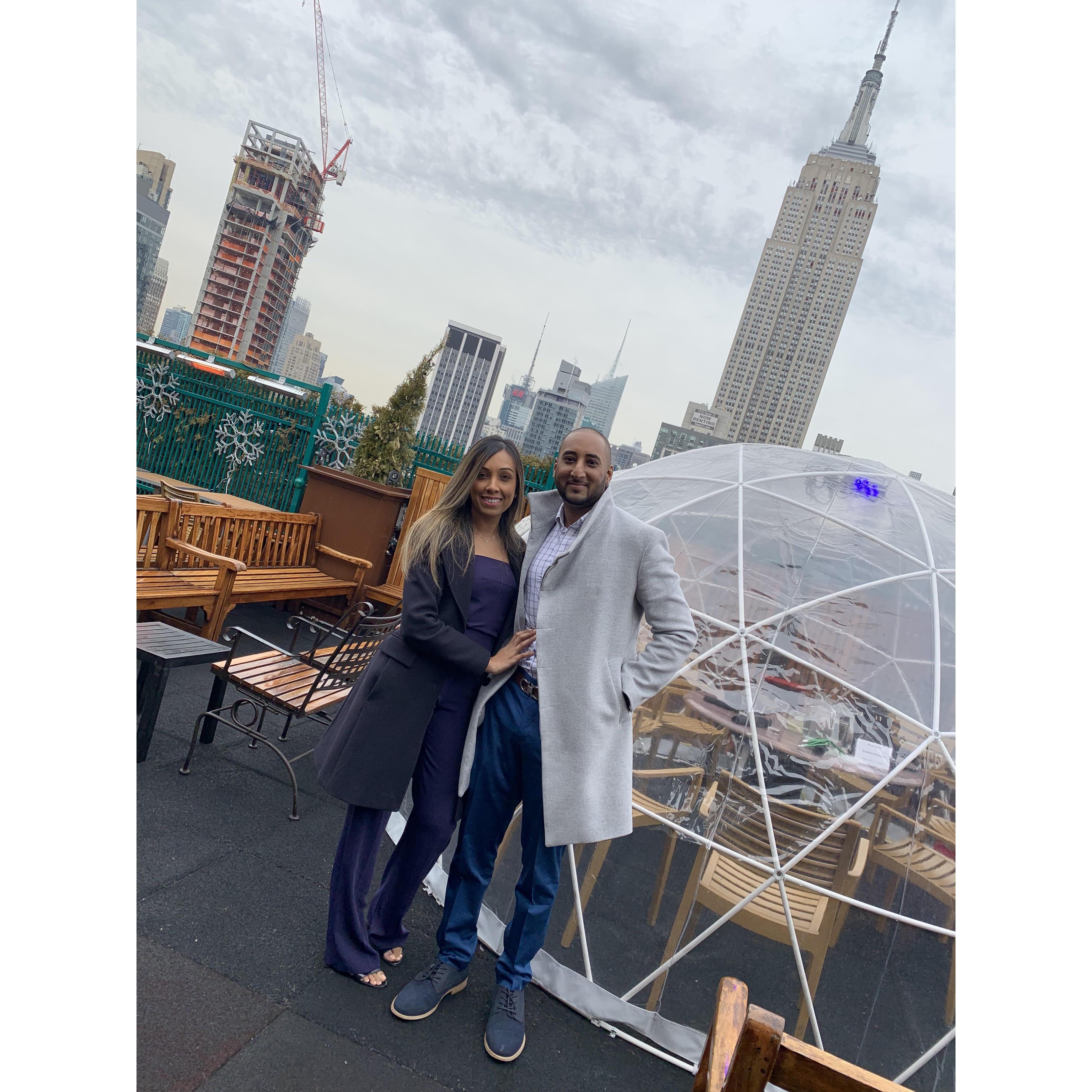 We chase beautiful views and amazing food.