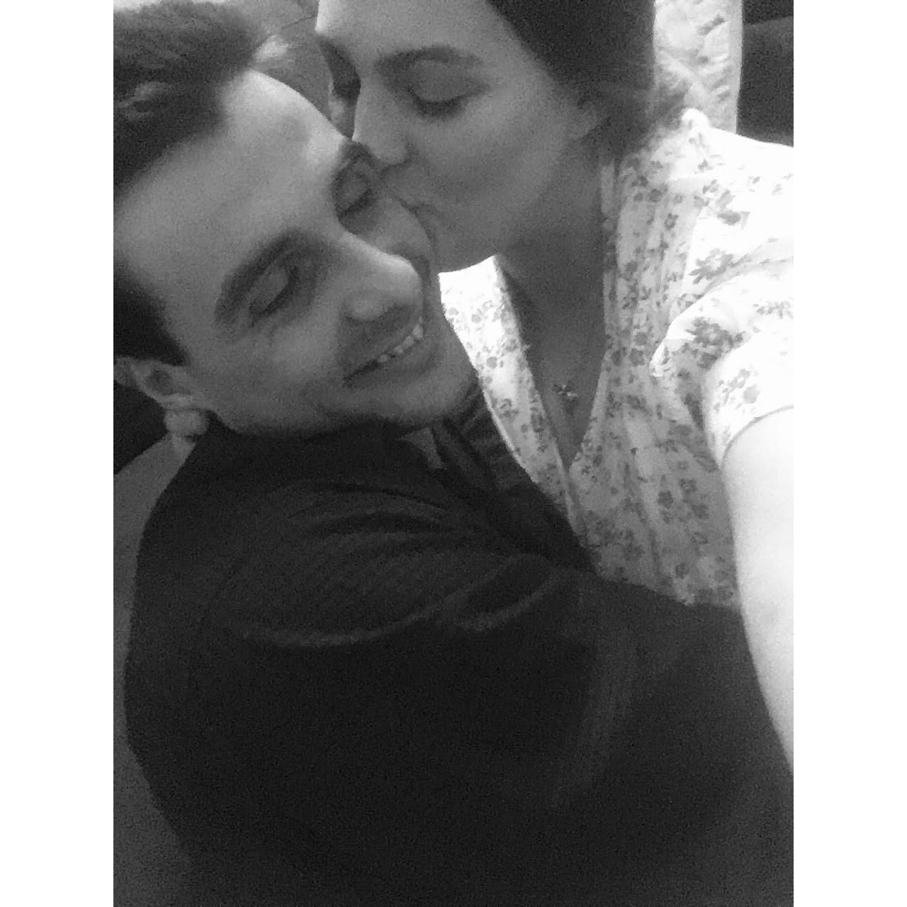 On Isaac's last night in Utah we ordered food from my favorite restaurant (Joy Luck), got dressed up, lit candles, and put a large picnic blanket down on the floor, a perfect date night!