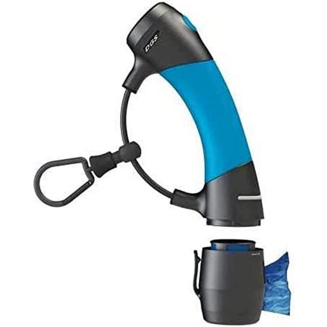 Dog Gone Smart I'm Gismo- Handle with Poop Bag Dispenser in Electric Blue