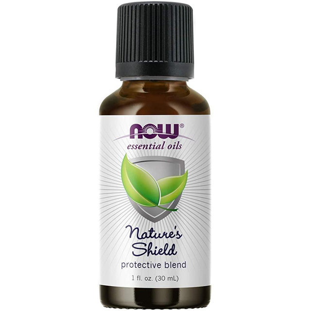 NOW Essential Oils, Nature's Shield, Energizing Aromatherapy Scent, Blend of Pure Essential Oils, Vegan, Child Resistant Cap, 1-Ounce