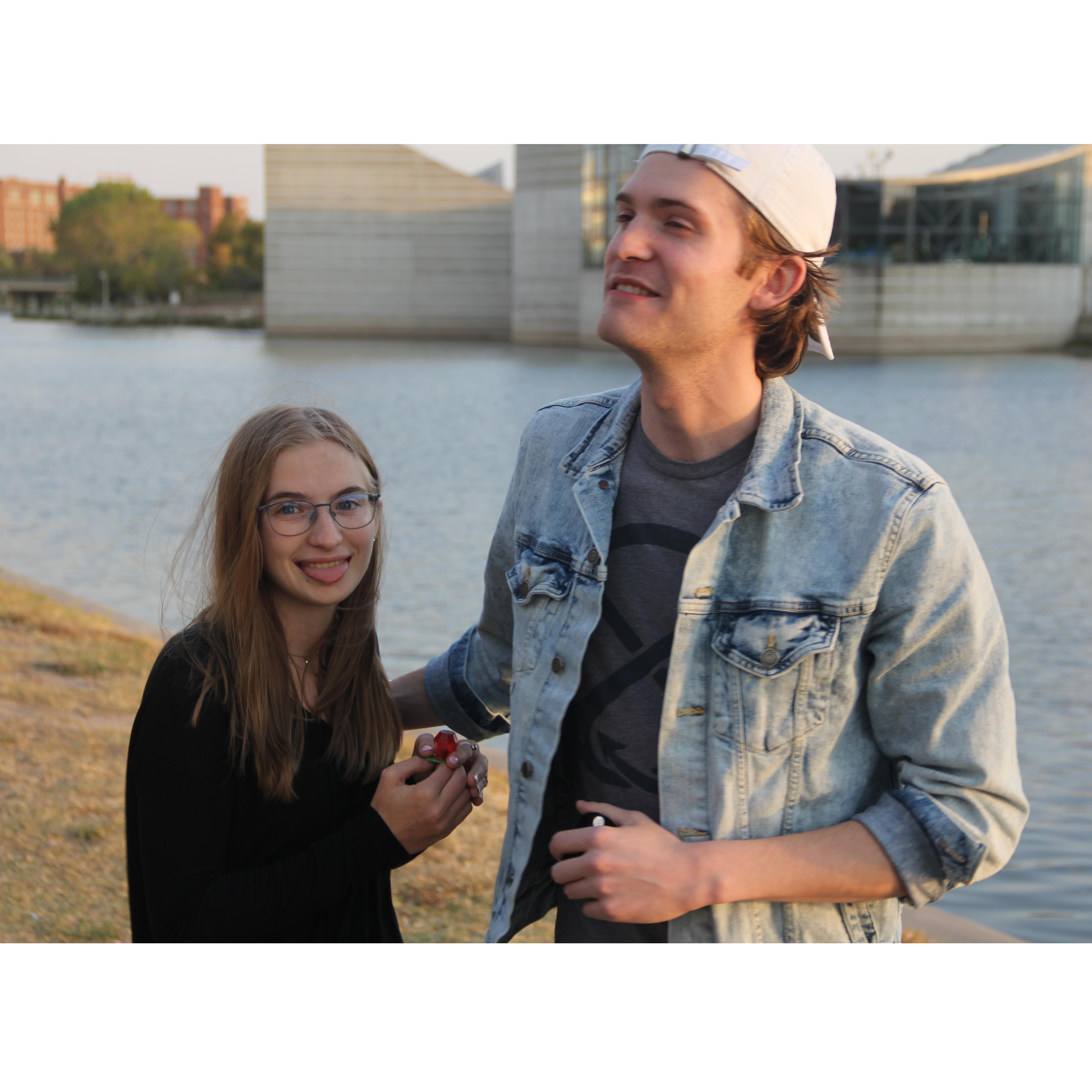 The day we got engaged