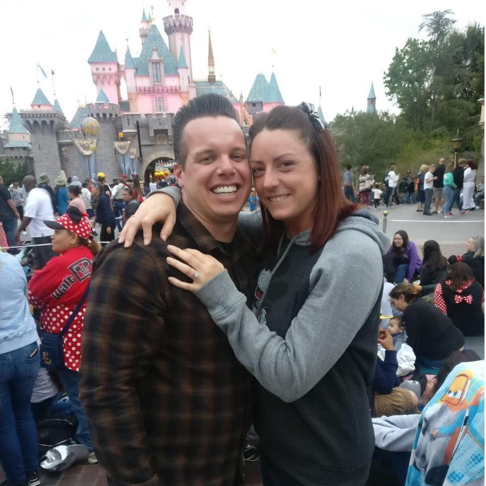Disney Proposal In Front Of the Castle
