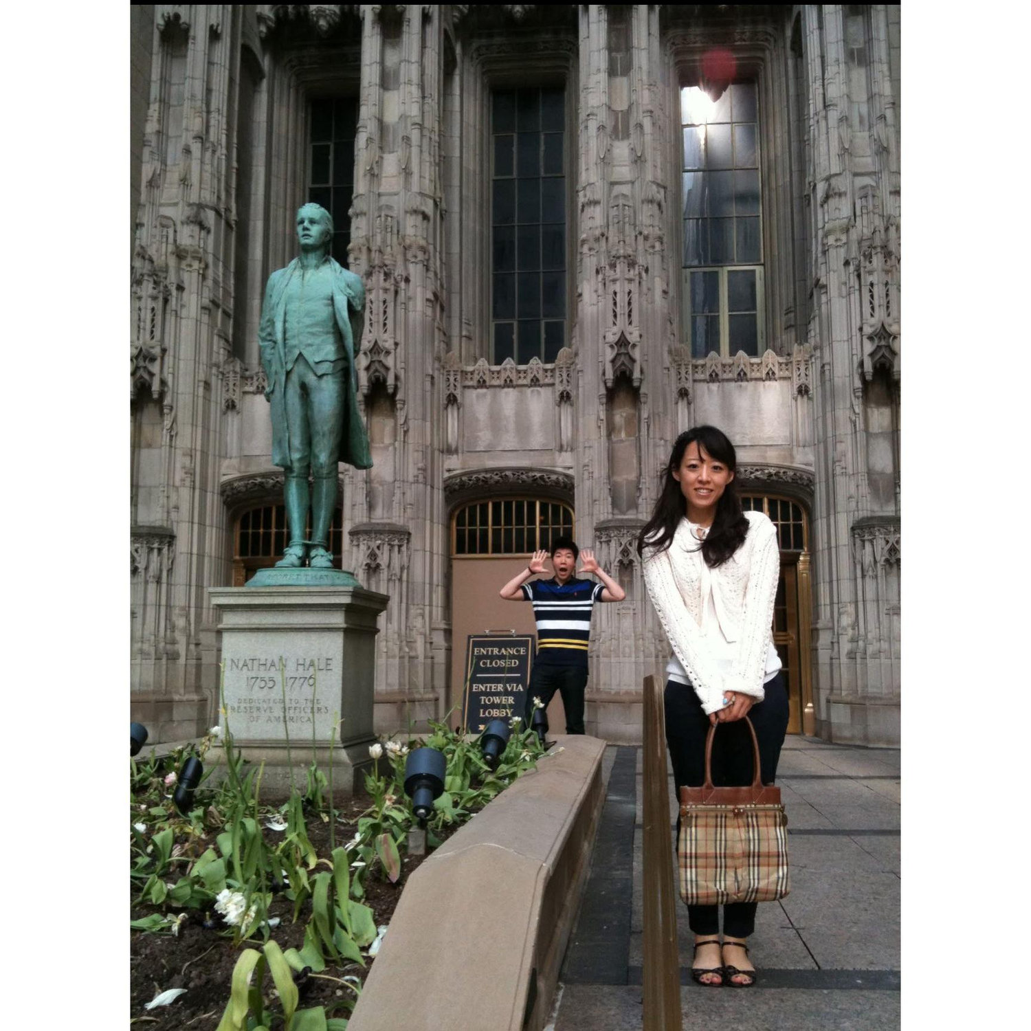 First trip to Chicago- (2011) you can see our personality
