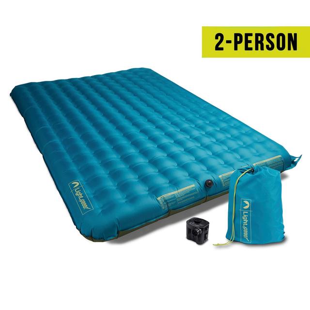 Lightspeed Outdoors 2 Person PVC-Free Air Bed Mattress (Ocean Depth)