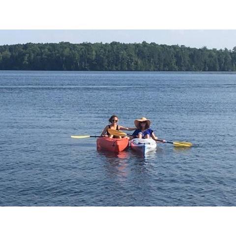 Kayaking on Star Lake, WI.