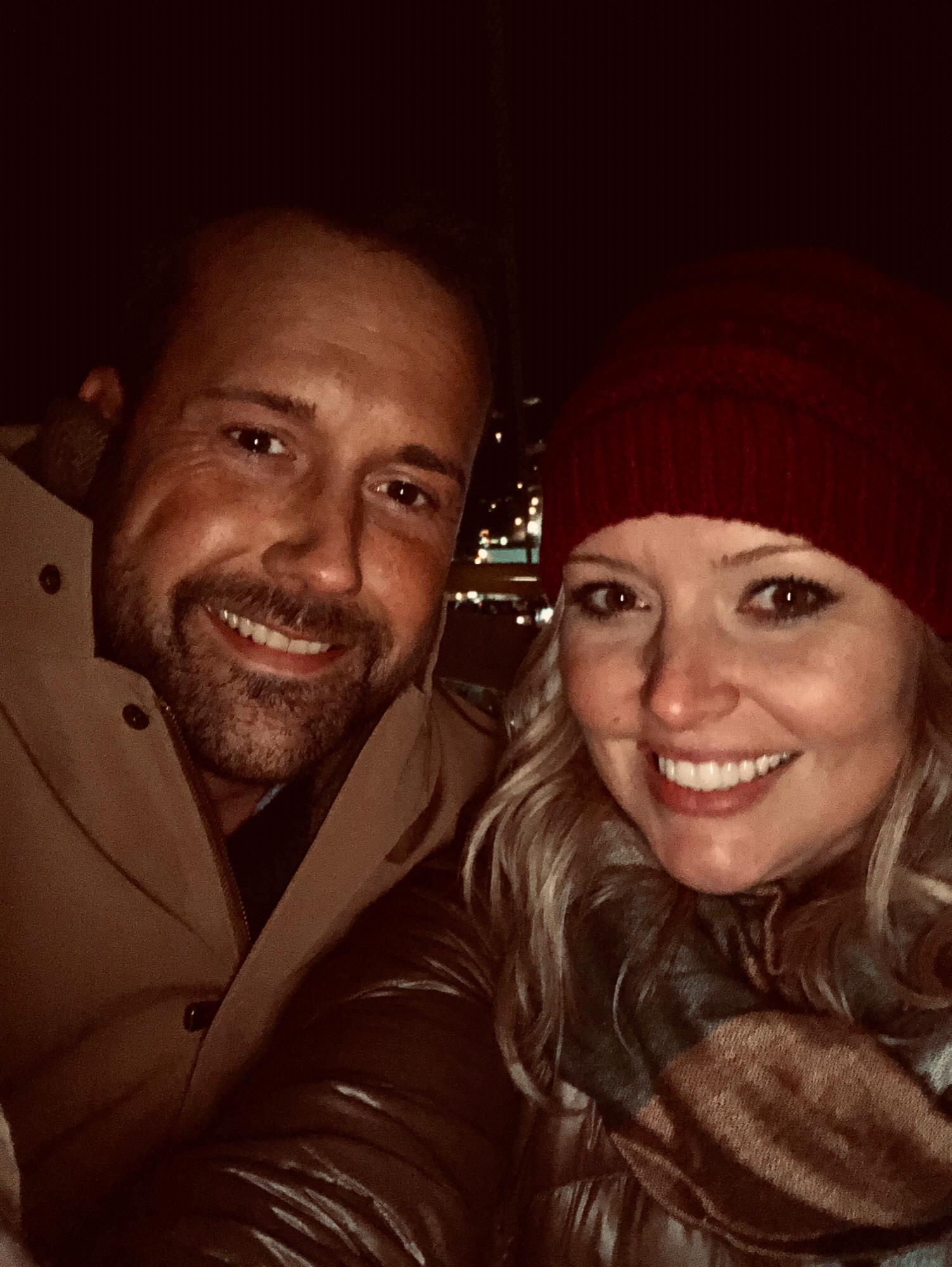 On the gondola in Pigeon Forge