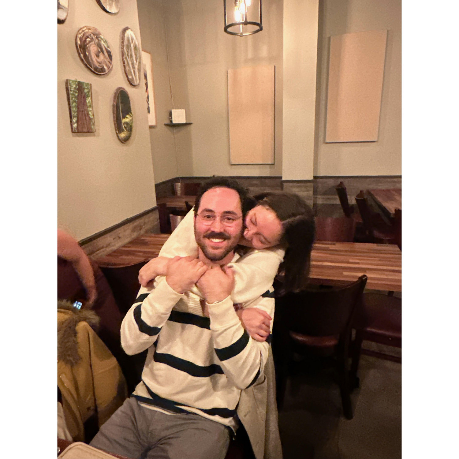 Maplewood, NJ - when Matt met Claire's best friends for the first time!
