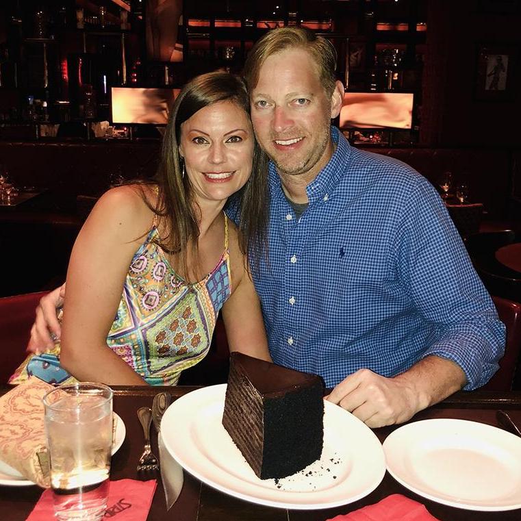 Yes, we had chocolate cake for dinner. Yes, we're OK with that. Strip House, Planet Hollywood, Las Vegas (Aug. 12, 2019)