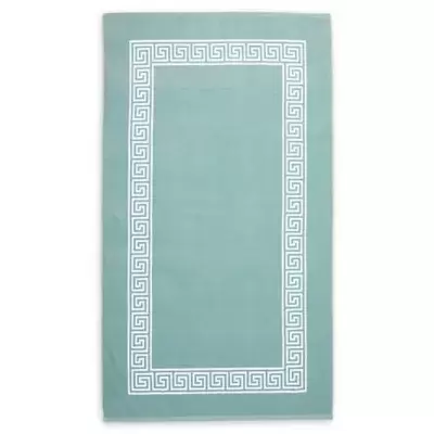 Wamsutta® Greek Key Beach Towel in Aqua