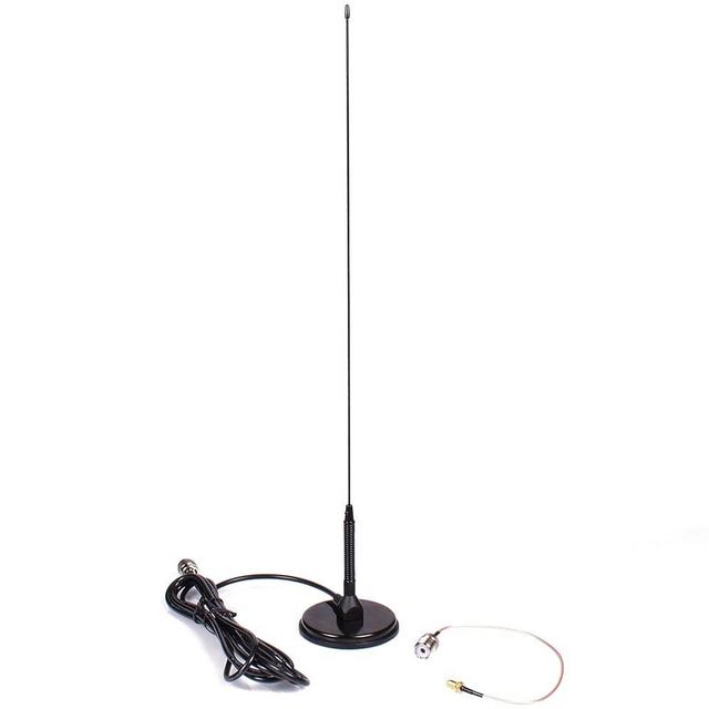 Authentic Genuine Nagoya UT-72 Super Loading Coil 20-Inch Magnetic Mount (Heavy Duty) VHF/UHF (144/430Mhz) Antenna PL-259, includes additional SMA Adaptor for BTECH and BaoFeng Handheld Radios