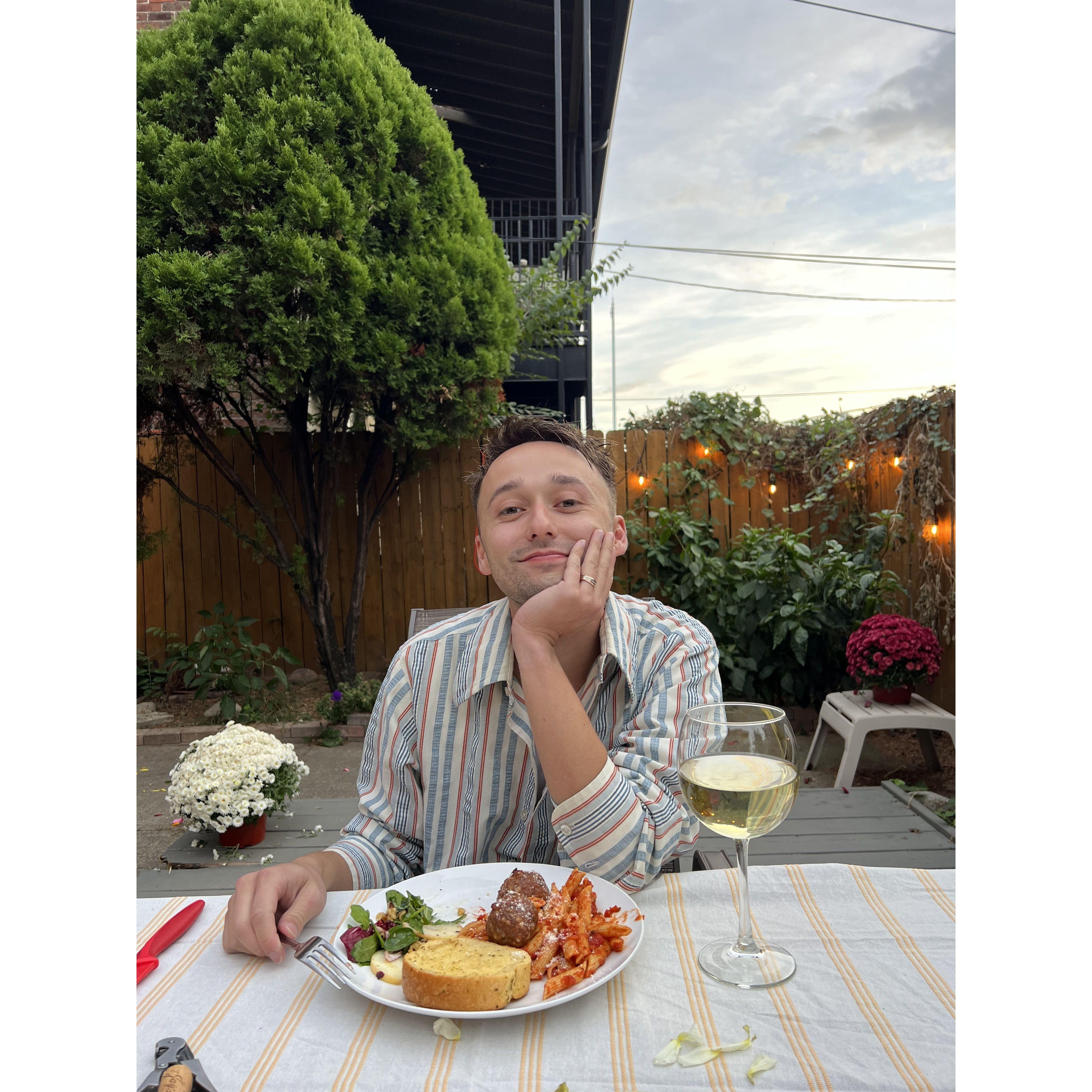 Logan right after saying yes :)