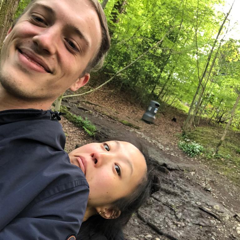 On a hike