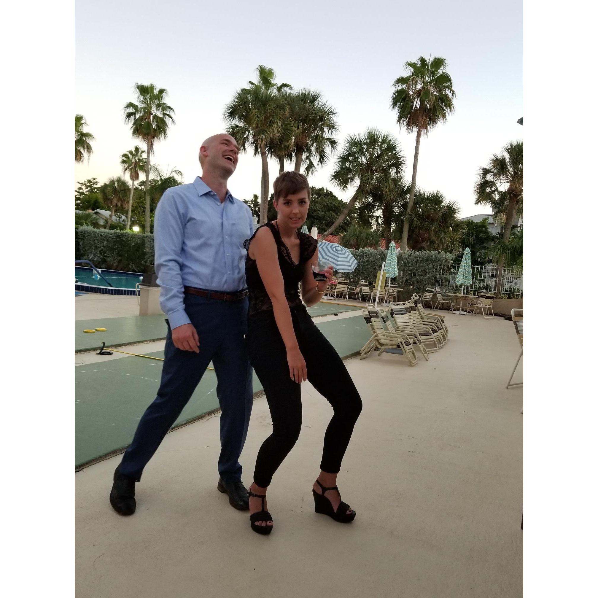 Celebrating our 5 year anniversary in St. Pete Beach, FL 10.2018