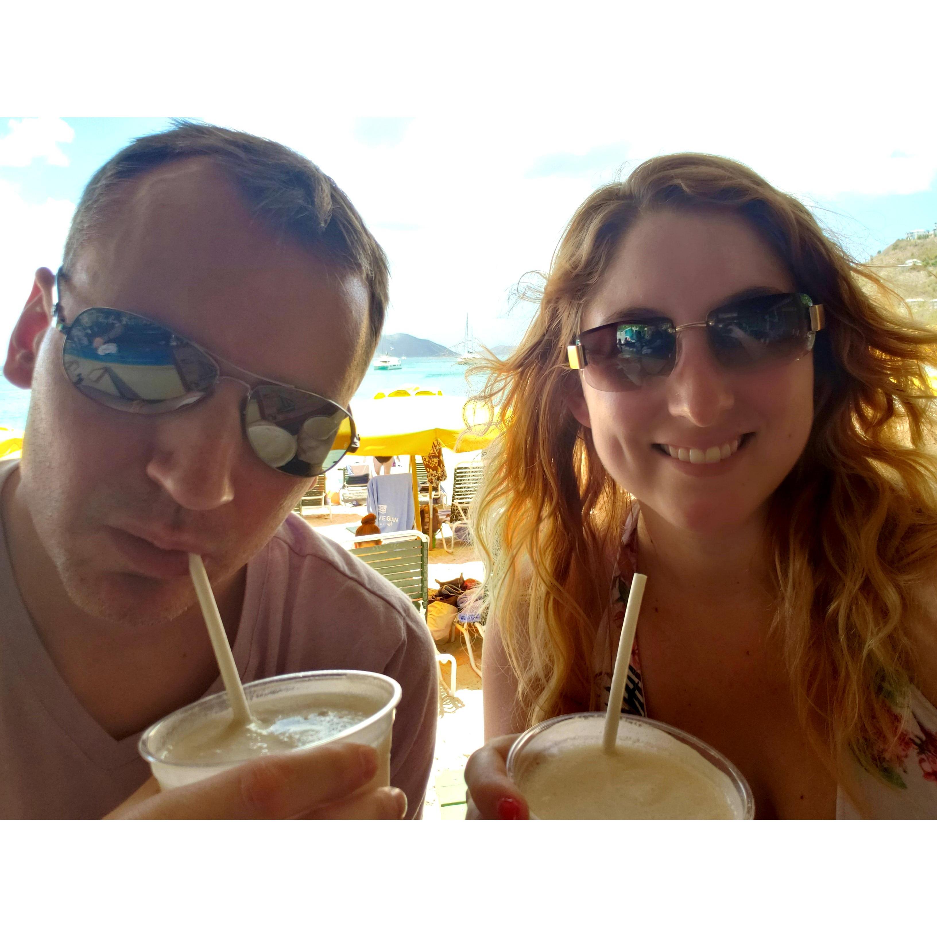 Our first trip, cruising the Carribean
