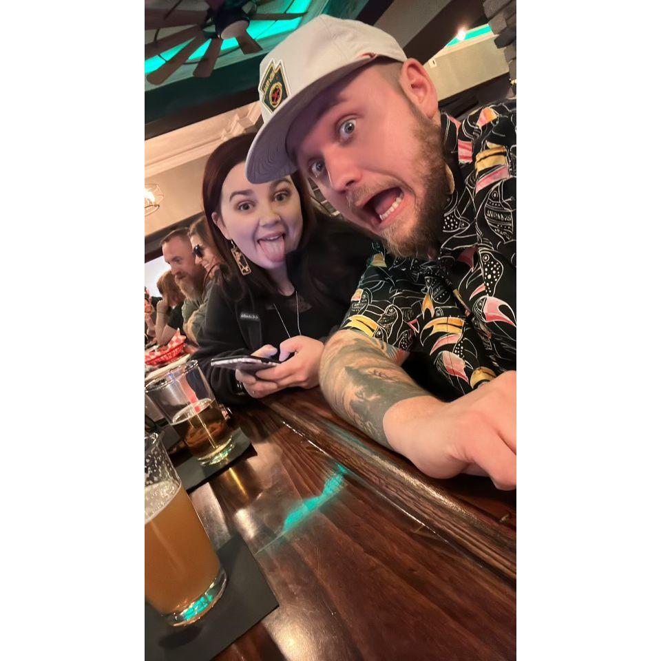 Just being our normal selves!