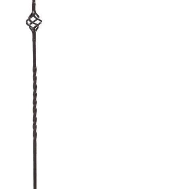 Evergreen 3.5-ft Black Metal Garden Flag Pole