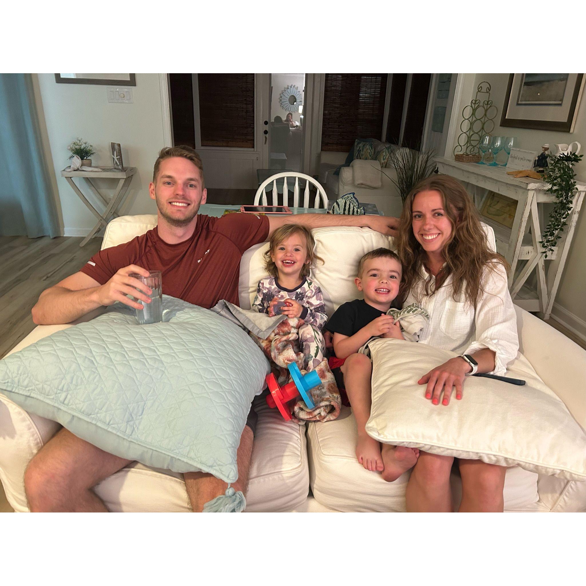 Allie's first Moxness family vacay meant LOTS of Traeger & Mia time!