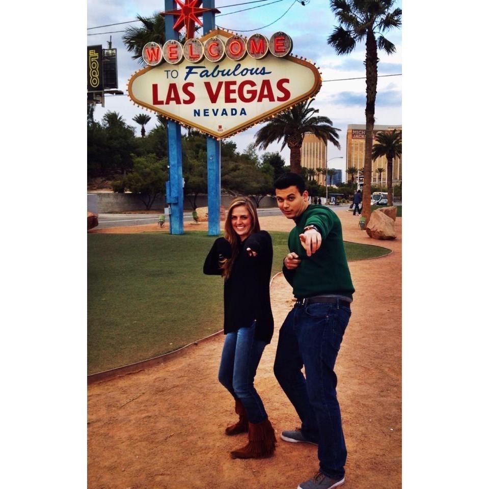 In Las Vegas on the strip, 2015