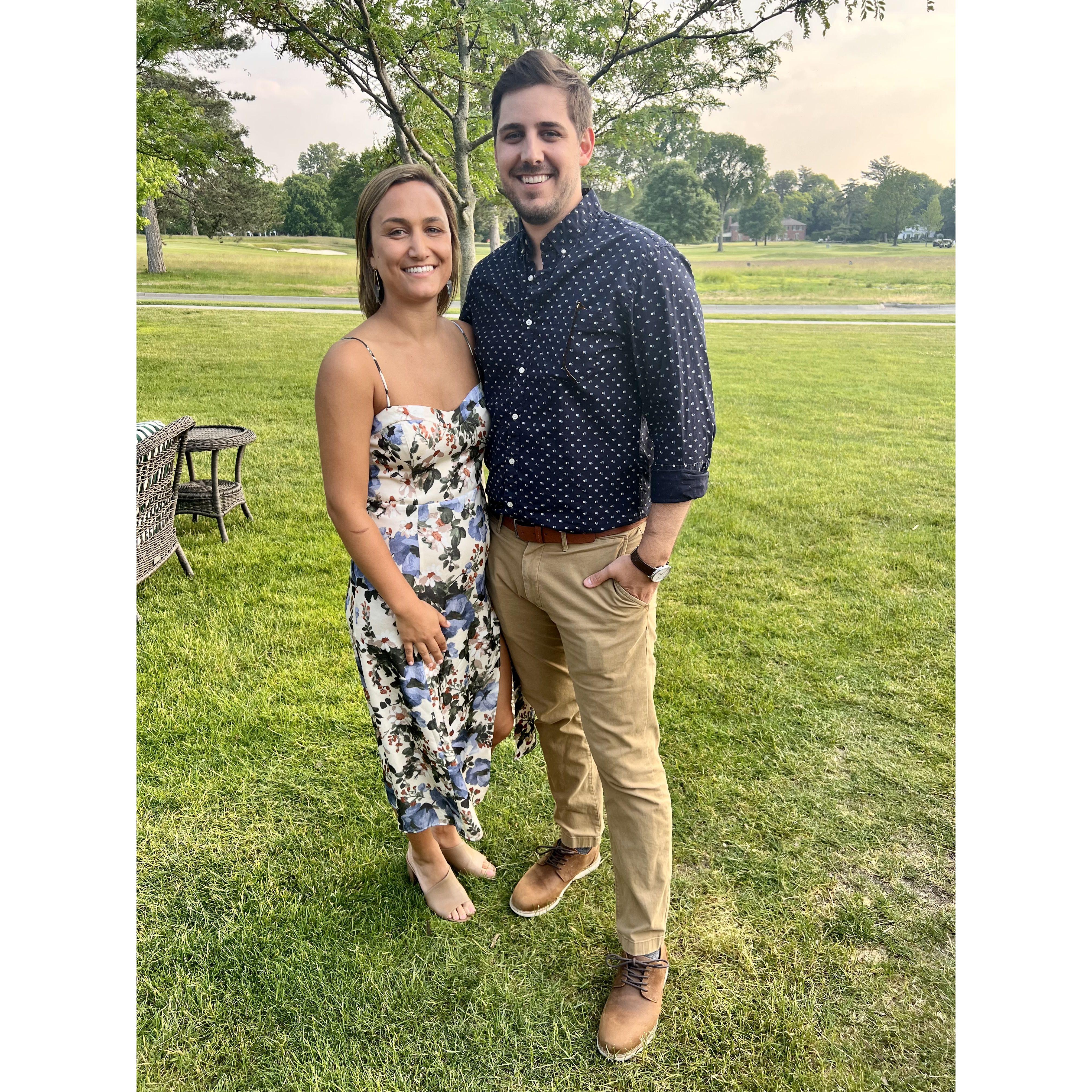 At Jenny and Andrew's rehearsal dinner!